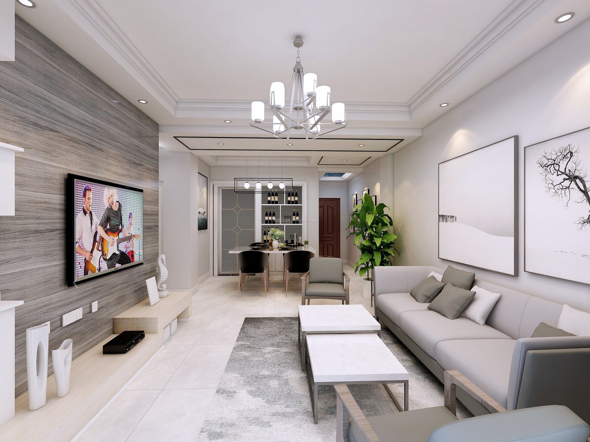 三居室,裝修風(fēng)格